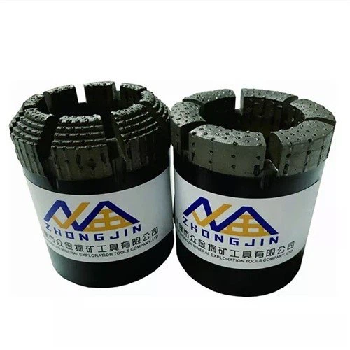 Ytuppsättning diamantkärnborr